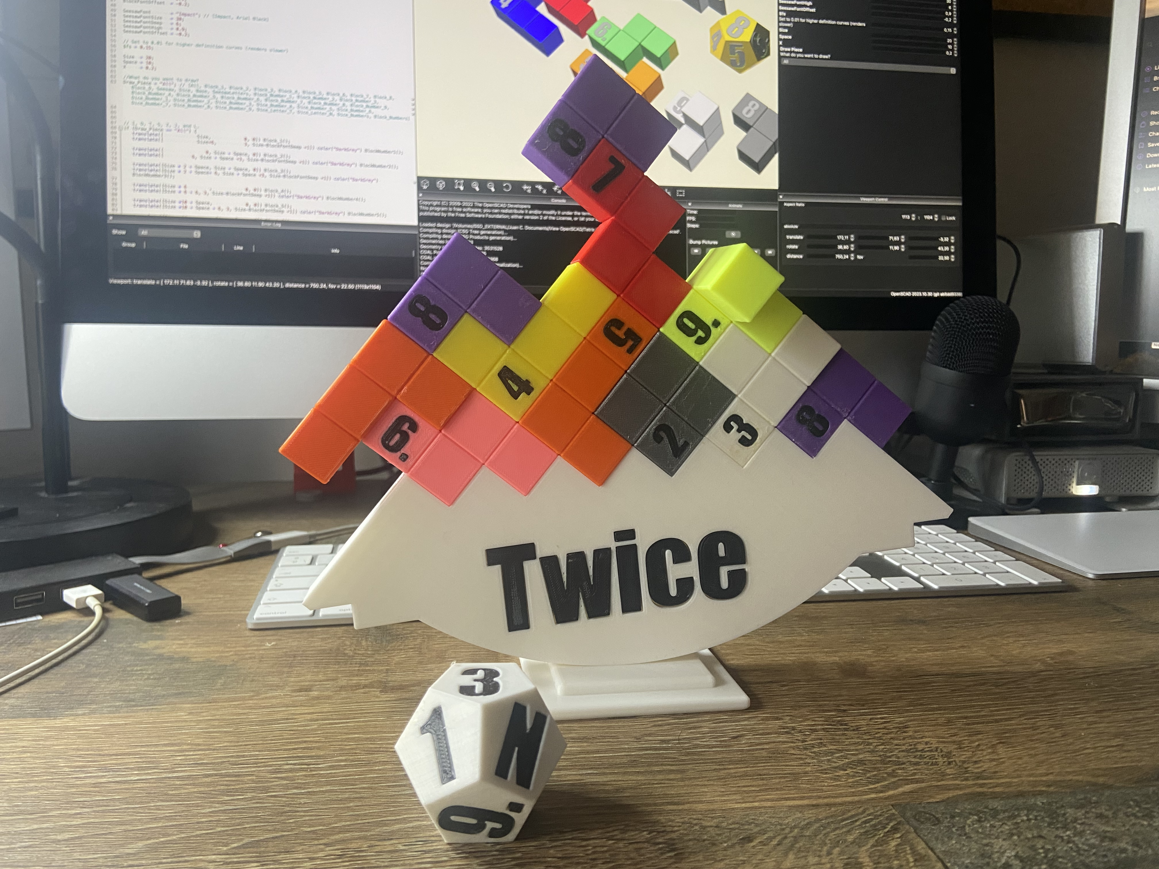 Twice (a board game like 3D Tetris)