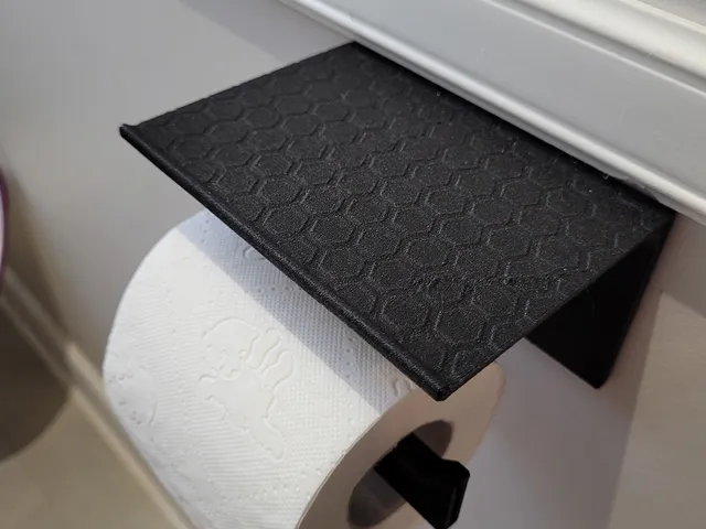 Toilet paper holder no support