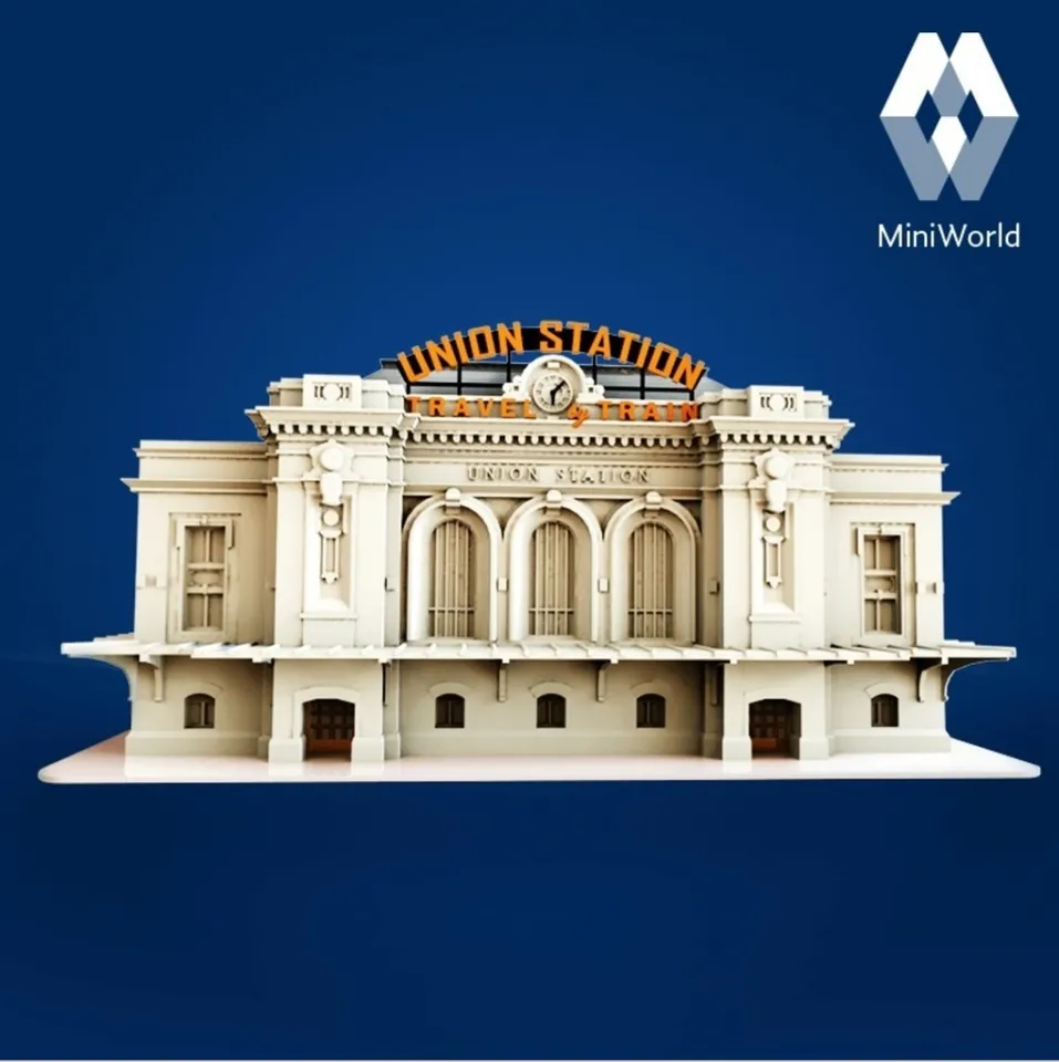 Union Station - Denver CO, USA by MiniWorld3D | Download free STL model ...