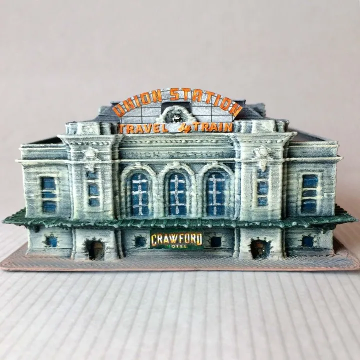 Union Station - Denver CO, USA by MiniWorld3D | Download free STL model ...