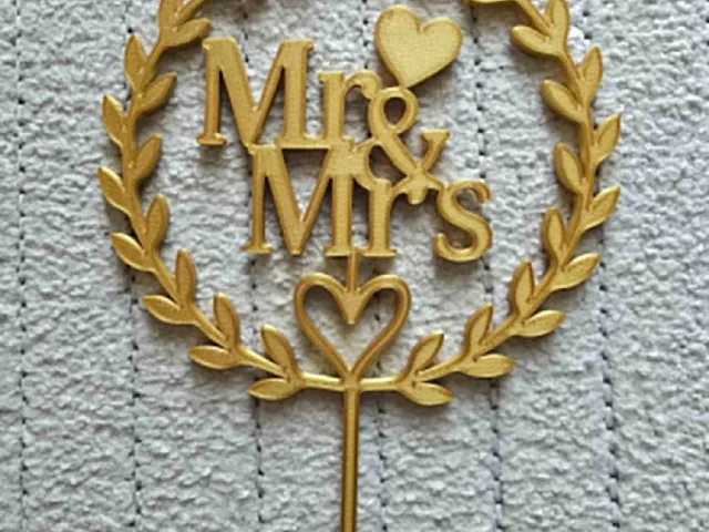 Tortenstecker - Cake Topper - Hochzeit - Wedding