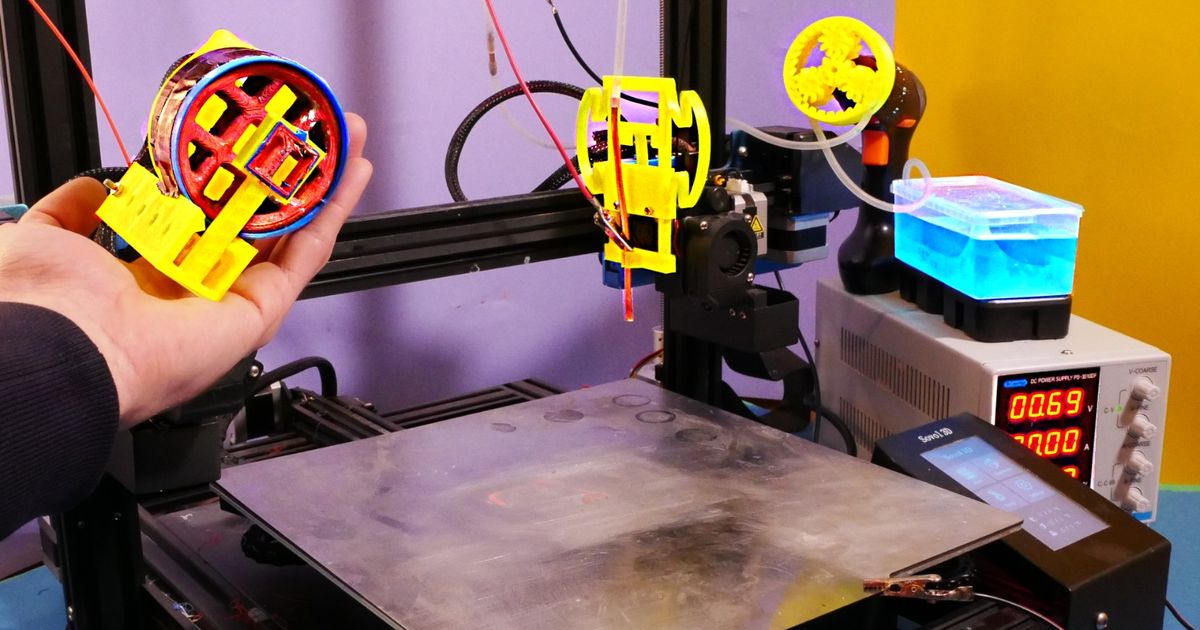 Print and Plate System! Metal 3dPrinting at home! by SunShine