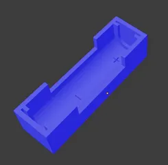 Battery box for one 1.5V AAA battery