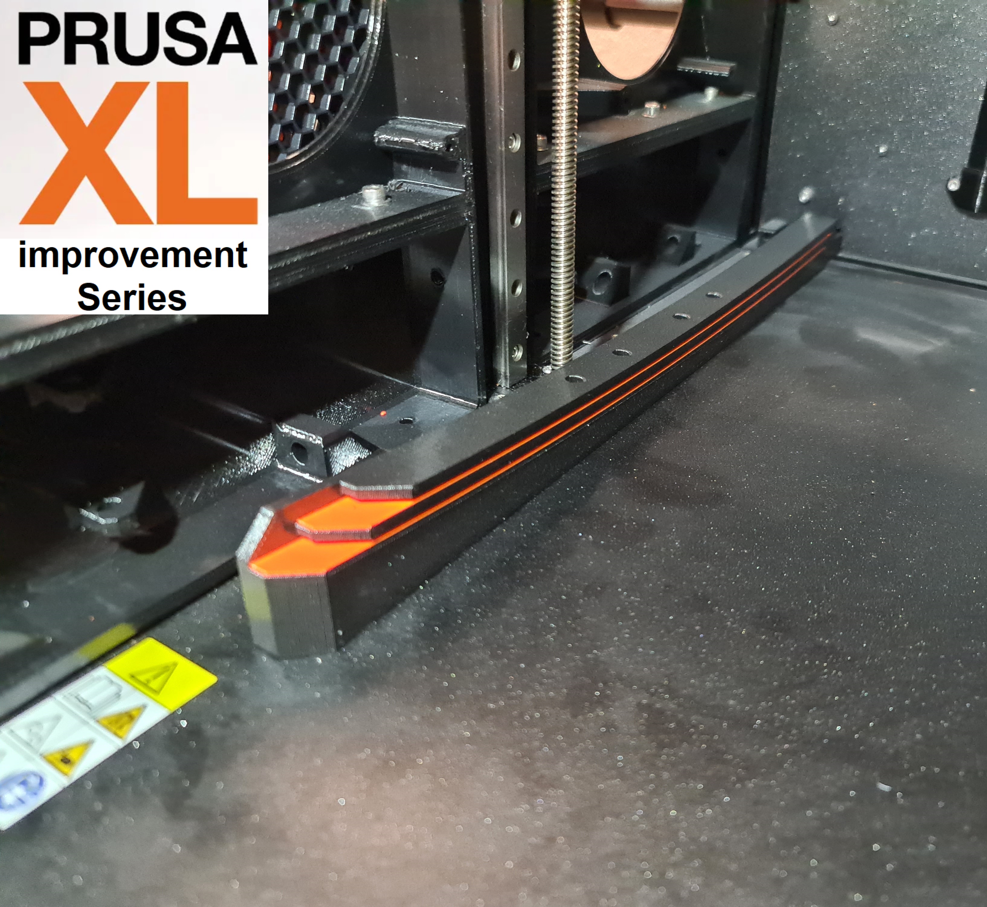 Prusa XL series: Antiresonance integrated steel sheet holder (curved) (Update: Added 3 sheet version)