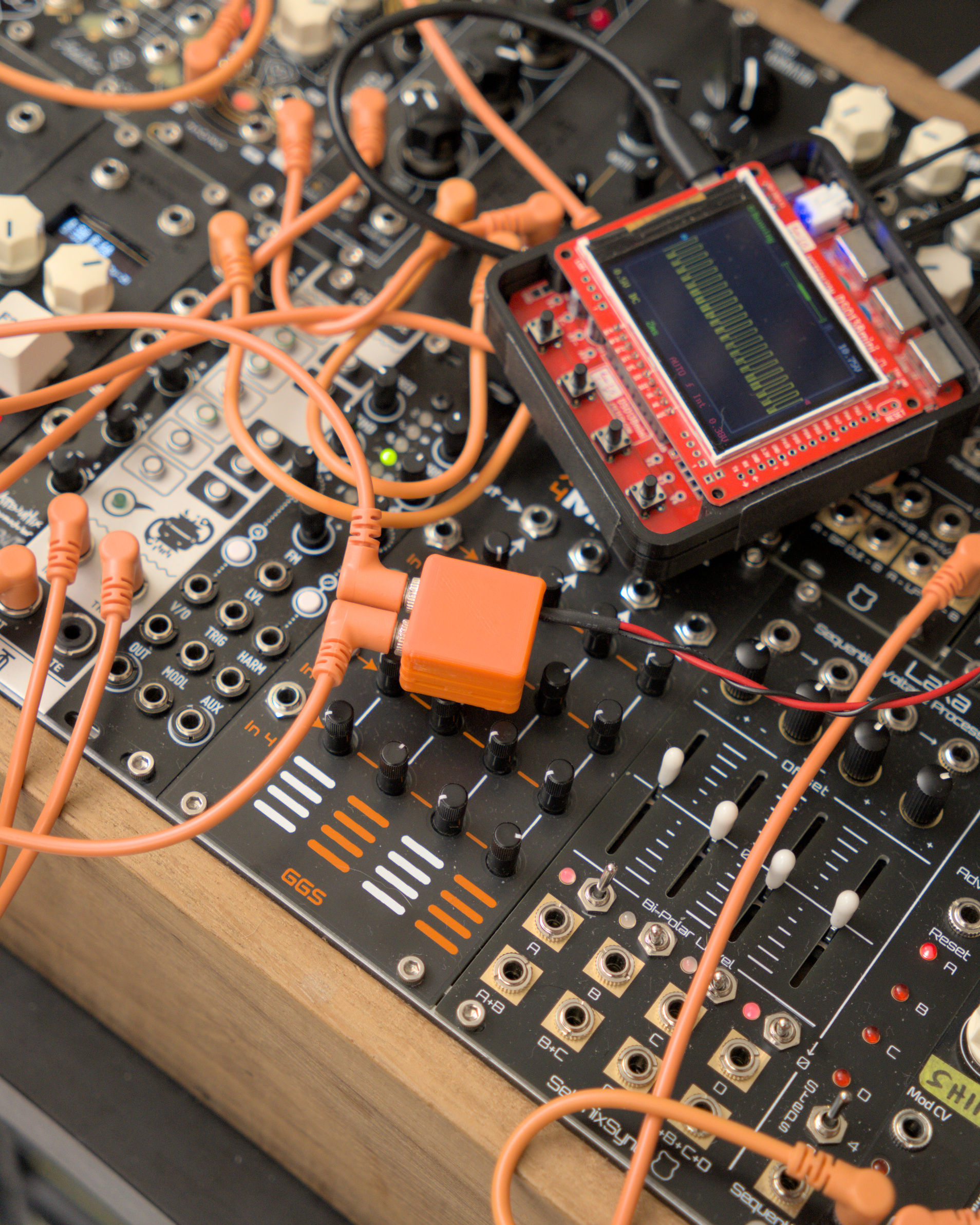 DSO138Mini Oscilloscope Eurorack Synth Adapter