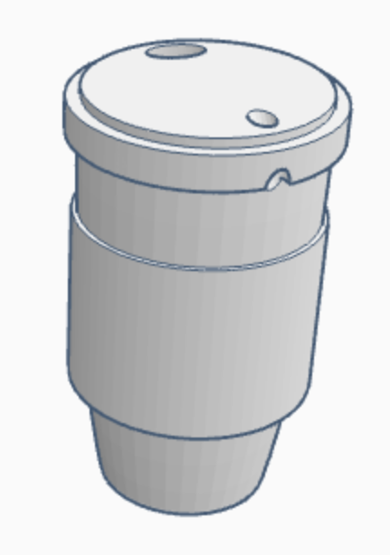 mini coffee keychain