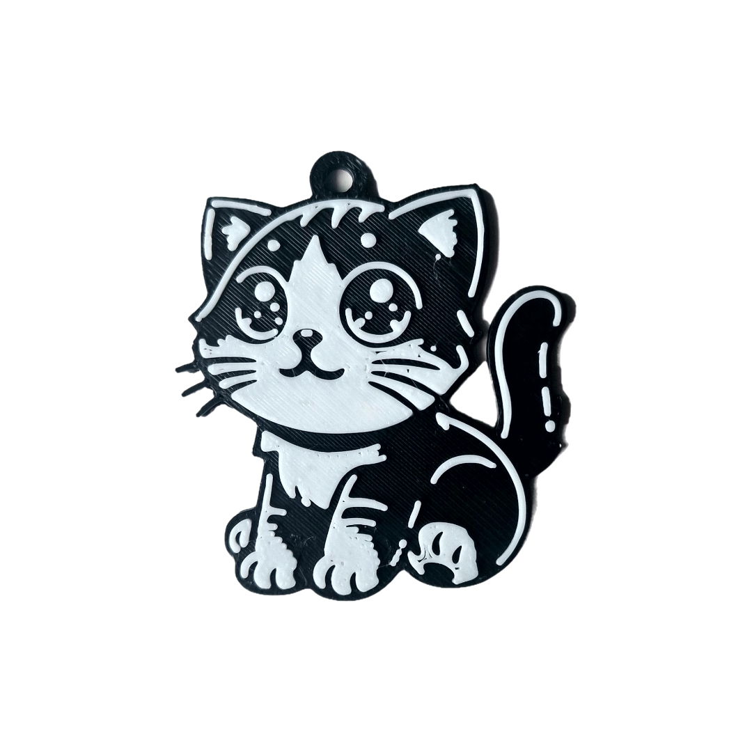Keychain kitten