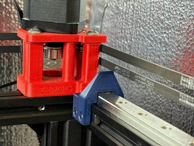 Sensorless Homing Stop Block for Top-Mount Linear Rails