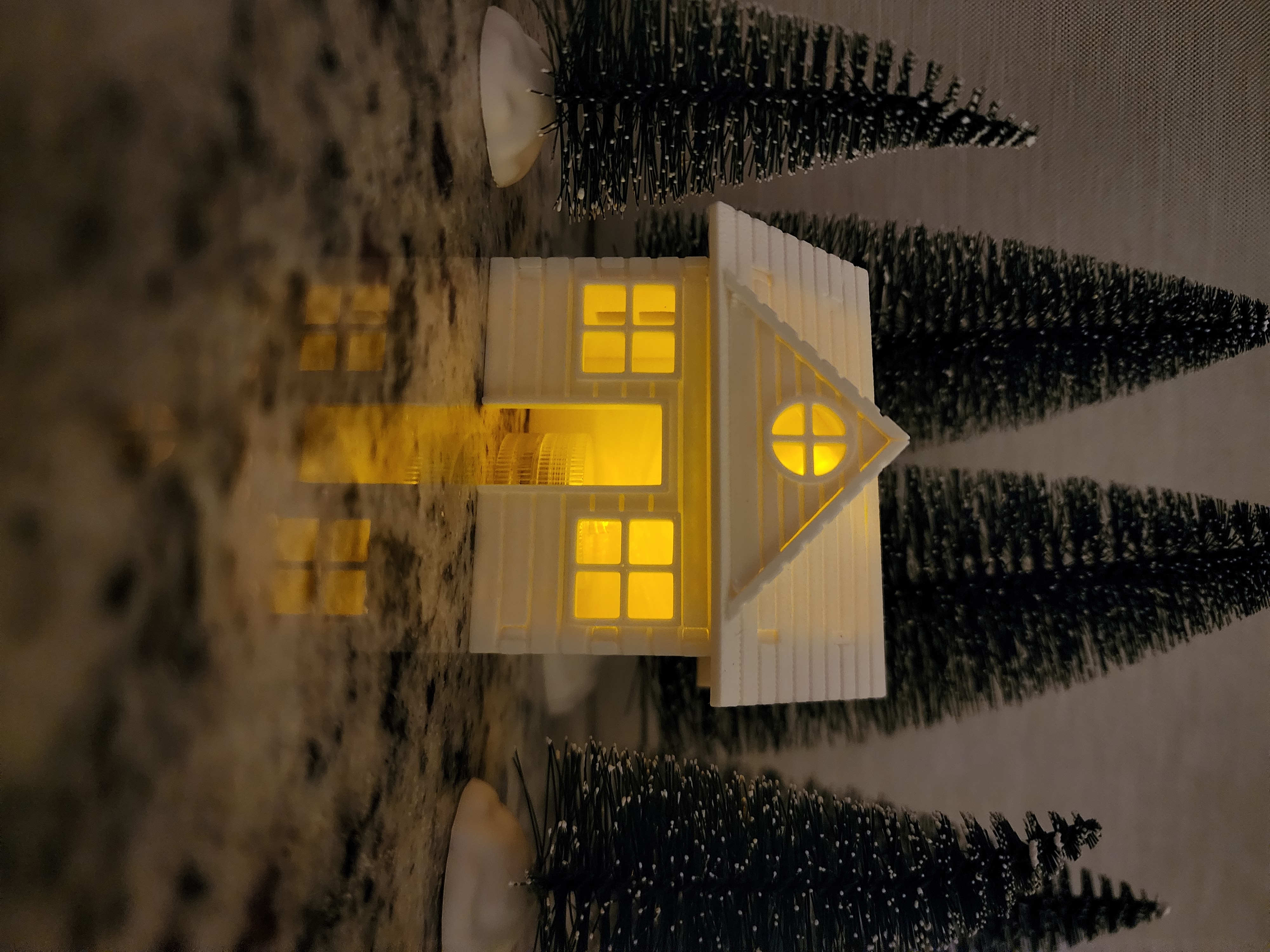 Cozy Light Up Village House 1
