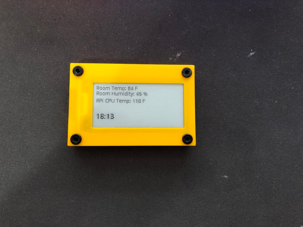case for waveshare 2.13 e-ink display HAT