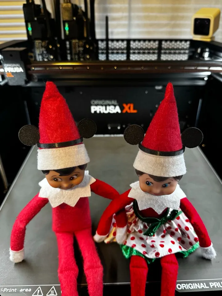 Elf on the Shelf Mickey Ears by PosterBored | Download free