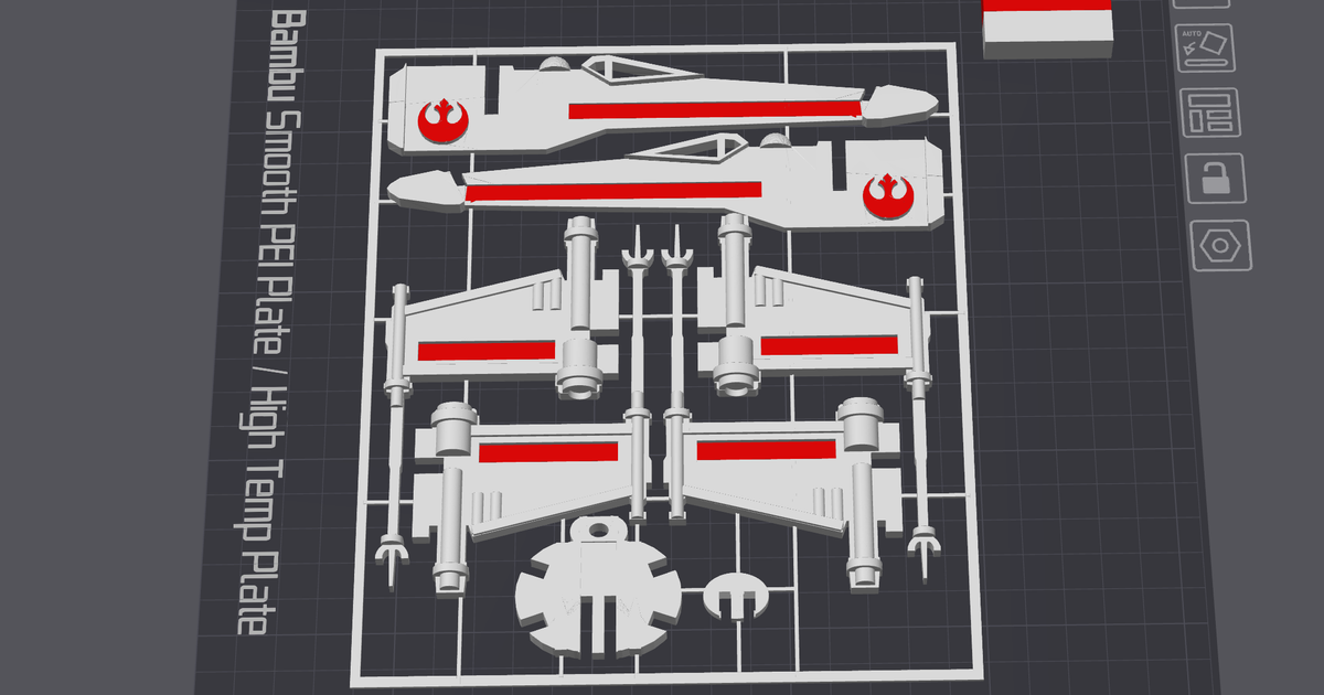 XWING Kit Card Colorized by visualplastik Download free STL model