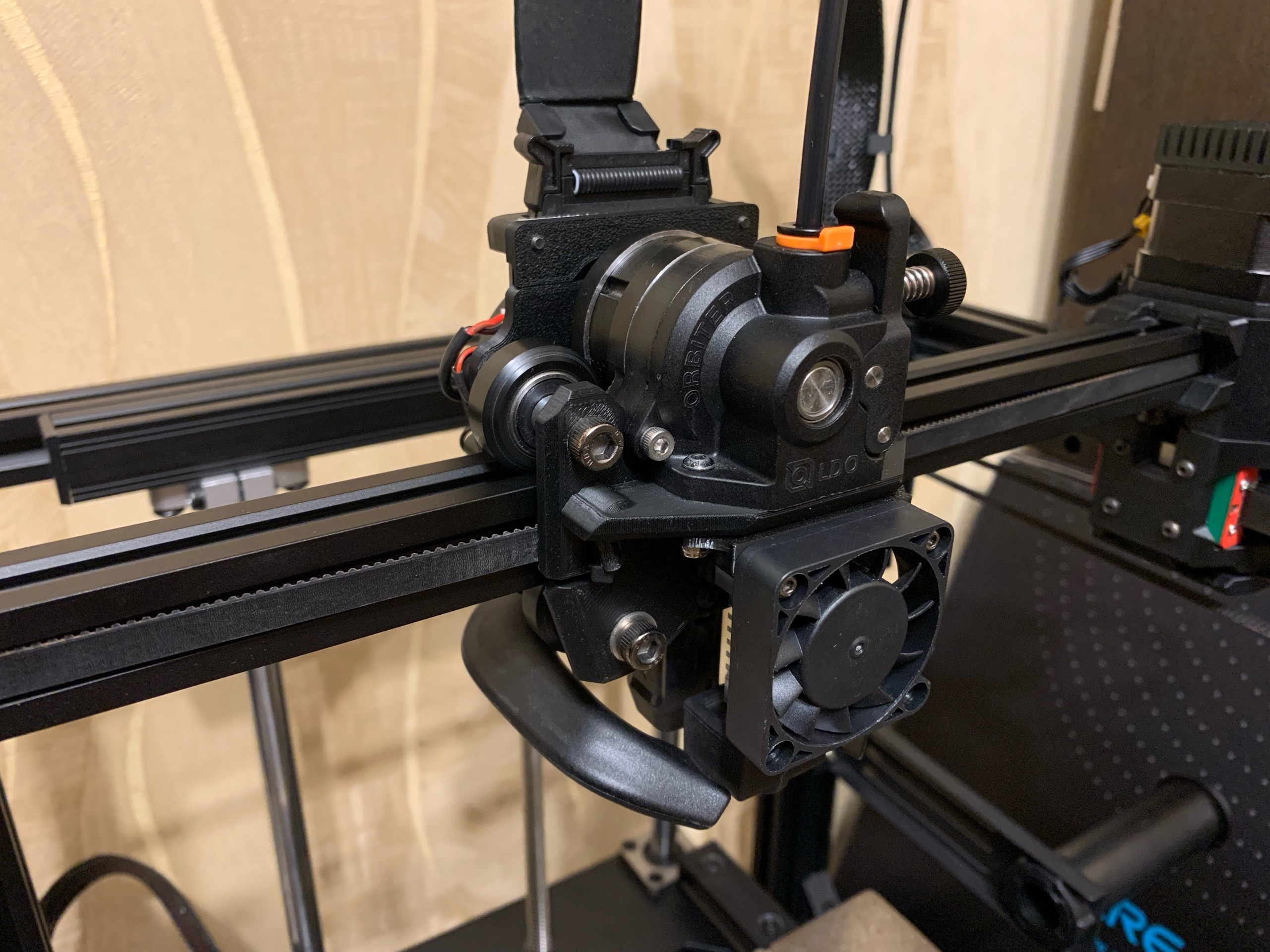 Modification of the Ender 5s1 head, lighter with orbiter 2