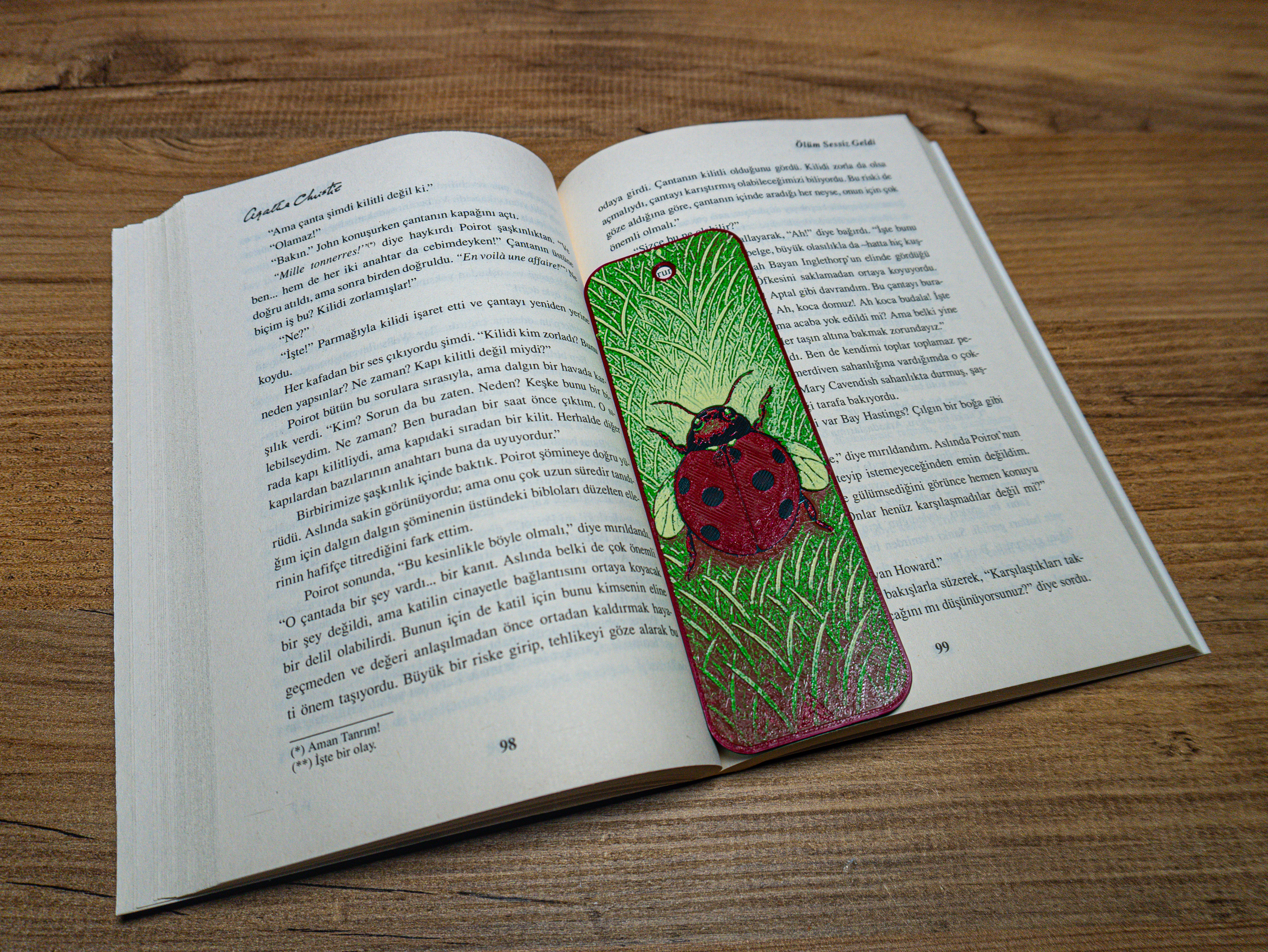 Hueforge Ladybug Bookmark — miniatura 5