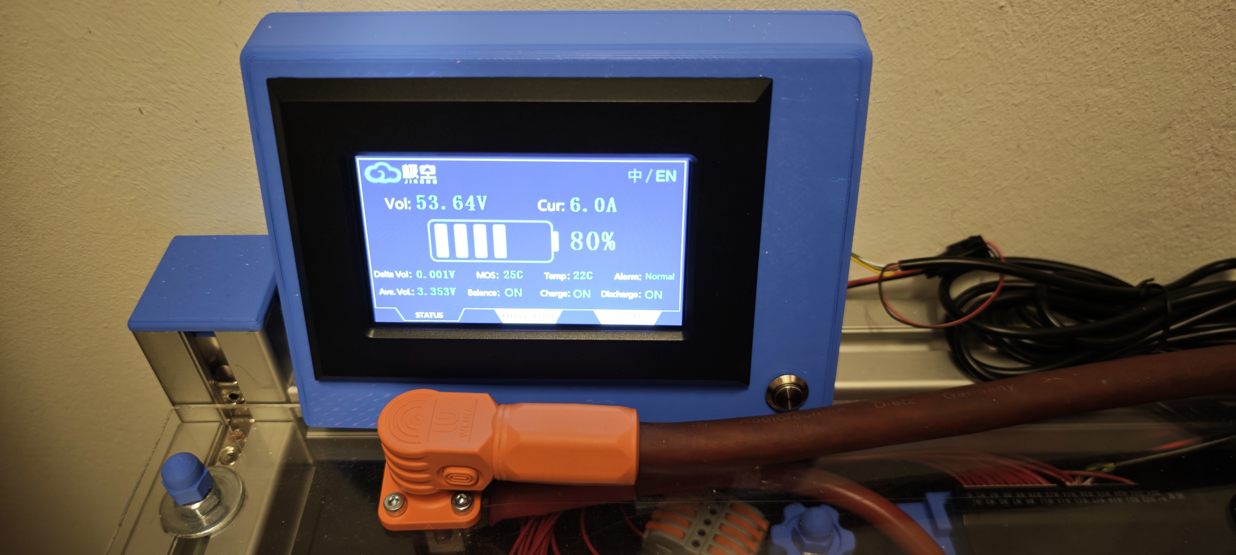 JK BMS 4.3 Zoll LCD Stand