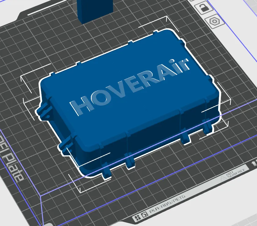 Hover Air X1 Drone Case by Creative 3D, Download free STL model