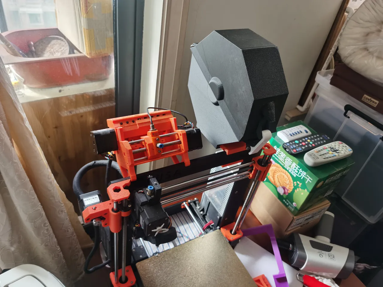 Dry box and spool for PRUSA MKS by raxzhang | Download free STL model | Printables.com