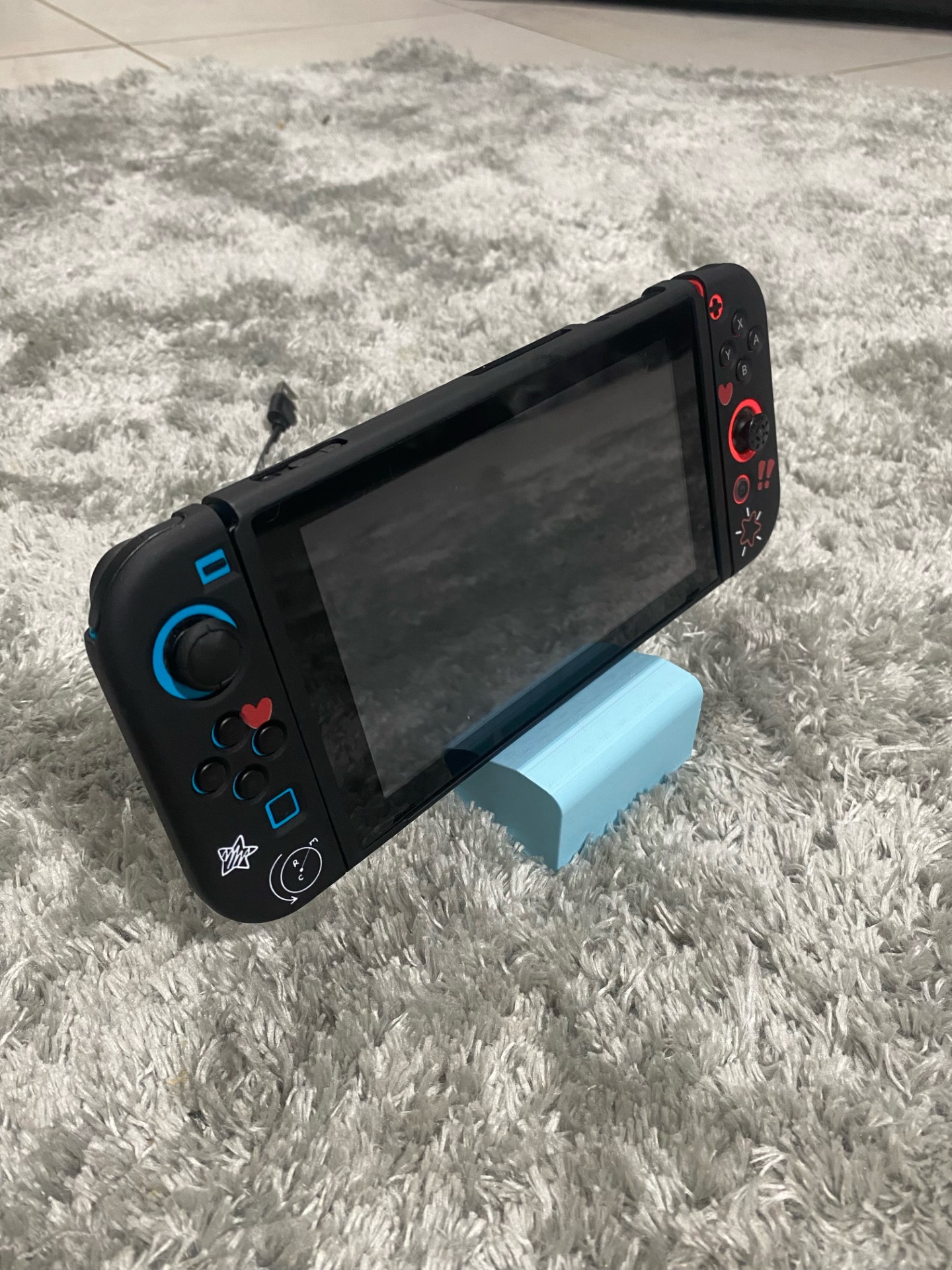 Nintendo Switch Stand Animal Crossing Leaf Theme by stretched