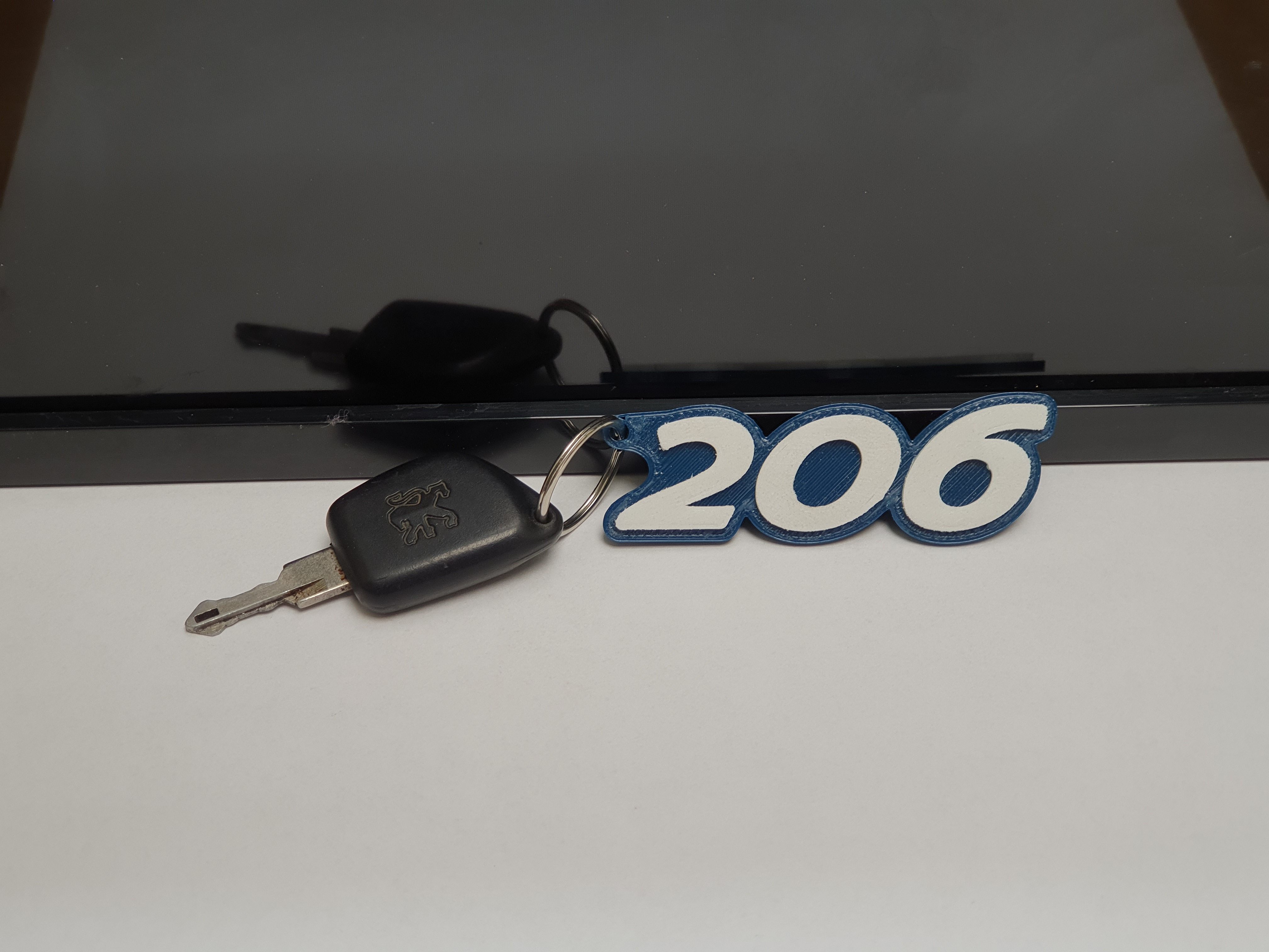 Peugeot 206 Keychain