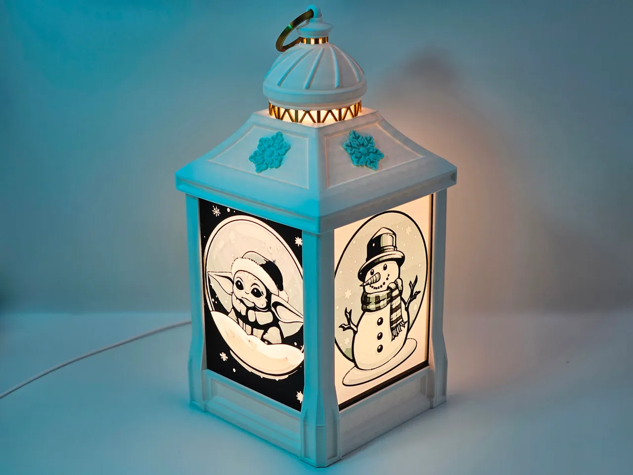 Arctic Glow Christmas Lantern by KardesDesign | Download free STL