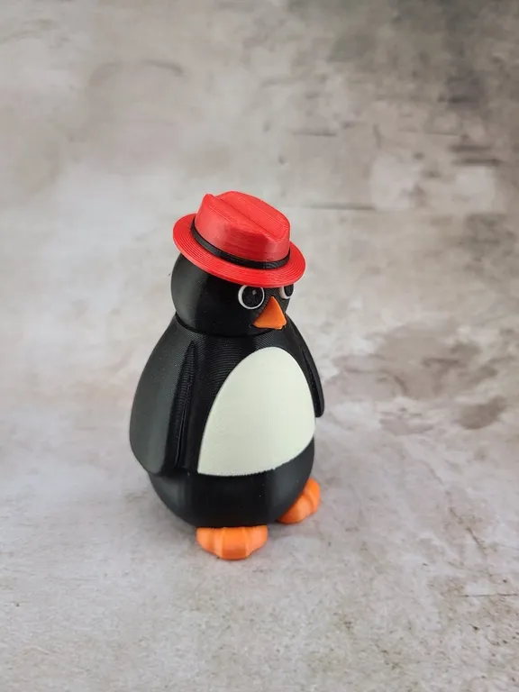Linux Penguin Brand Hat Linux Red Hat For Articulated Posable