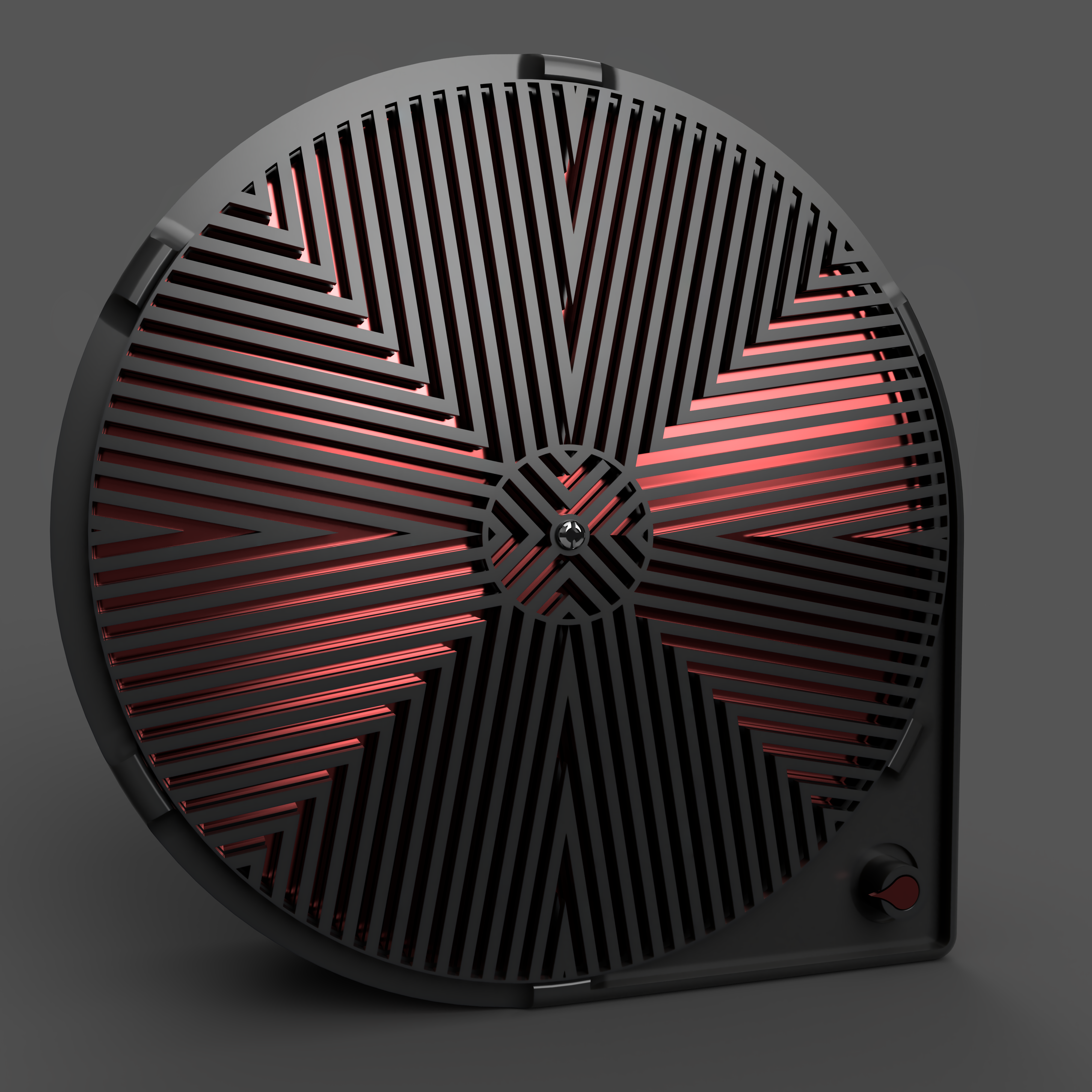 Moire Affect Spinner (kinetic art)