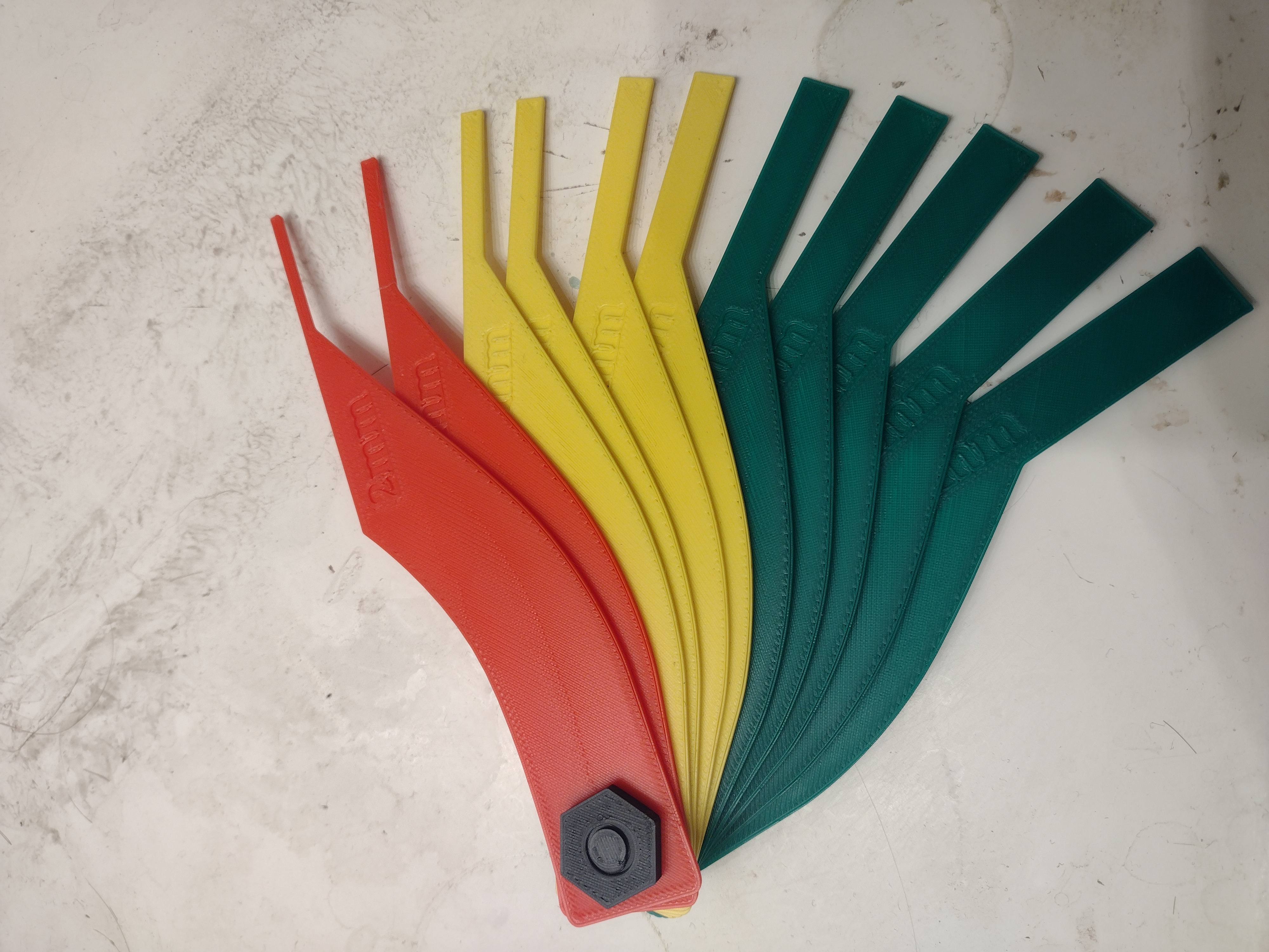 Brake Pad Wear Gauge Set (100% 3D printable)