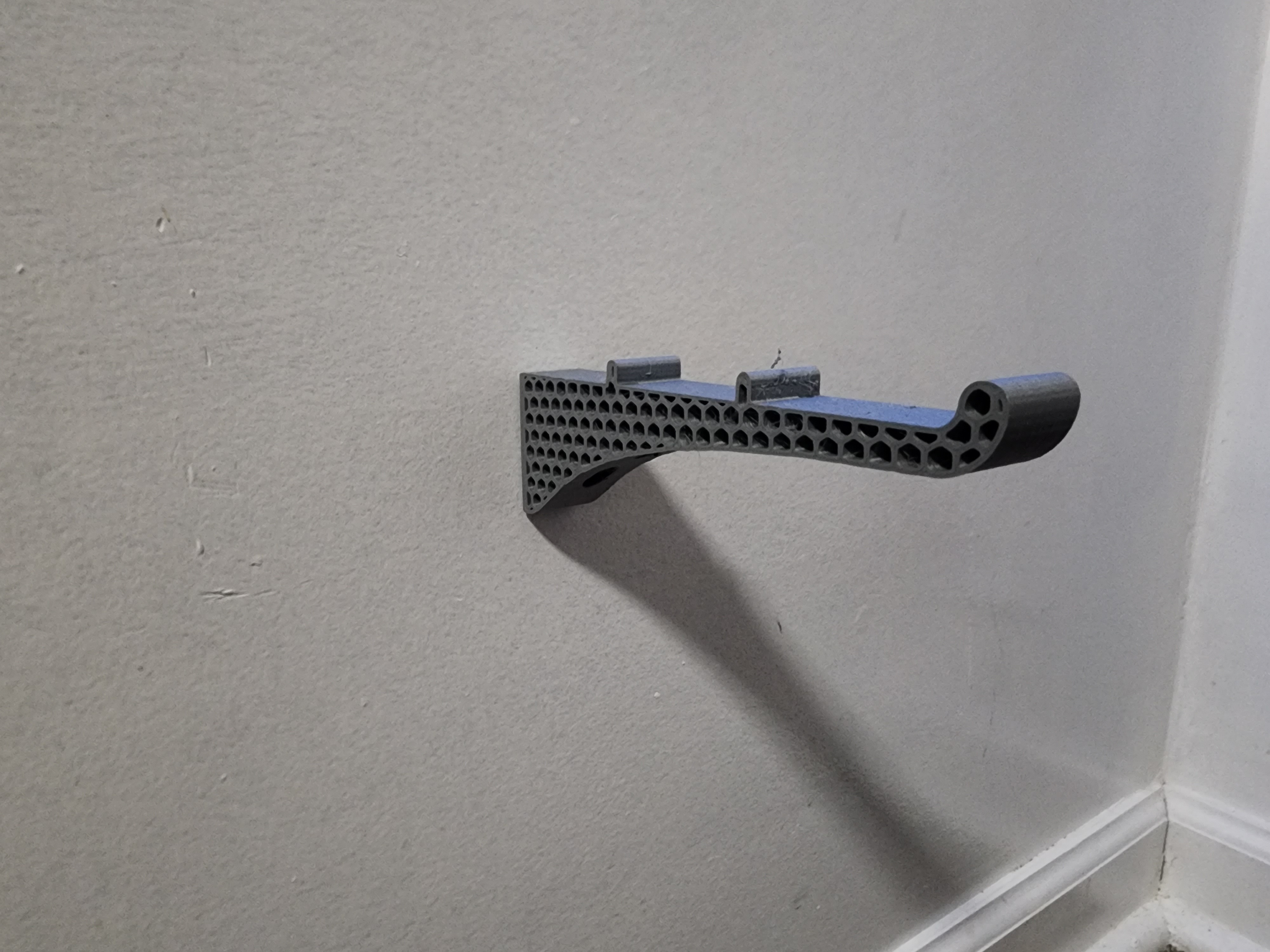 Miniatura 6 do modelo 3D Honeycomb TV Table Storage Bracket