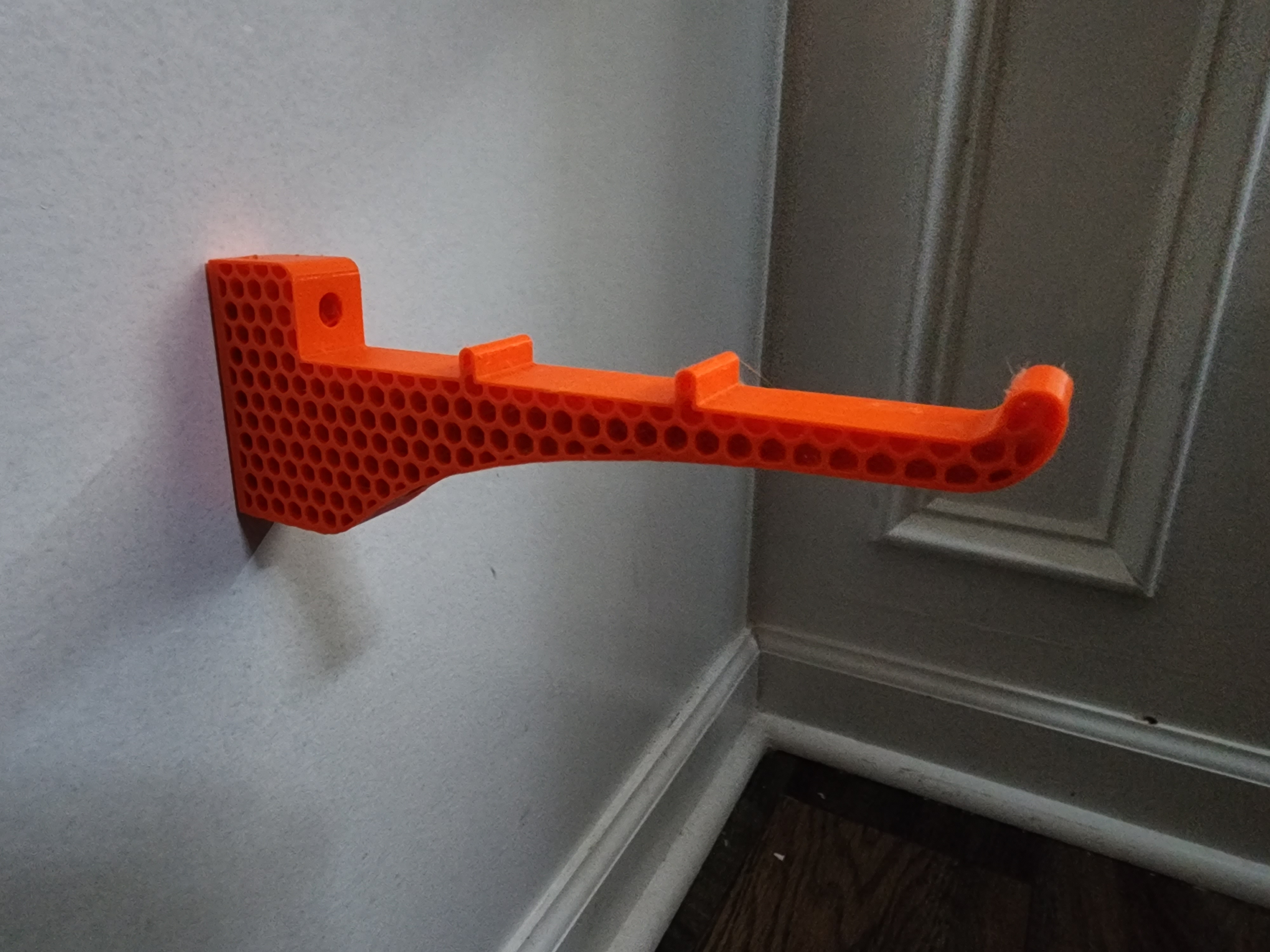 Miniatura 7 do modelo 3D Honeycomb TV Table Storage Bracket