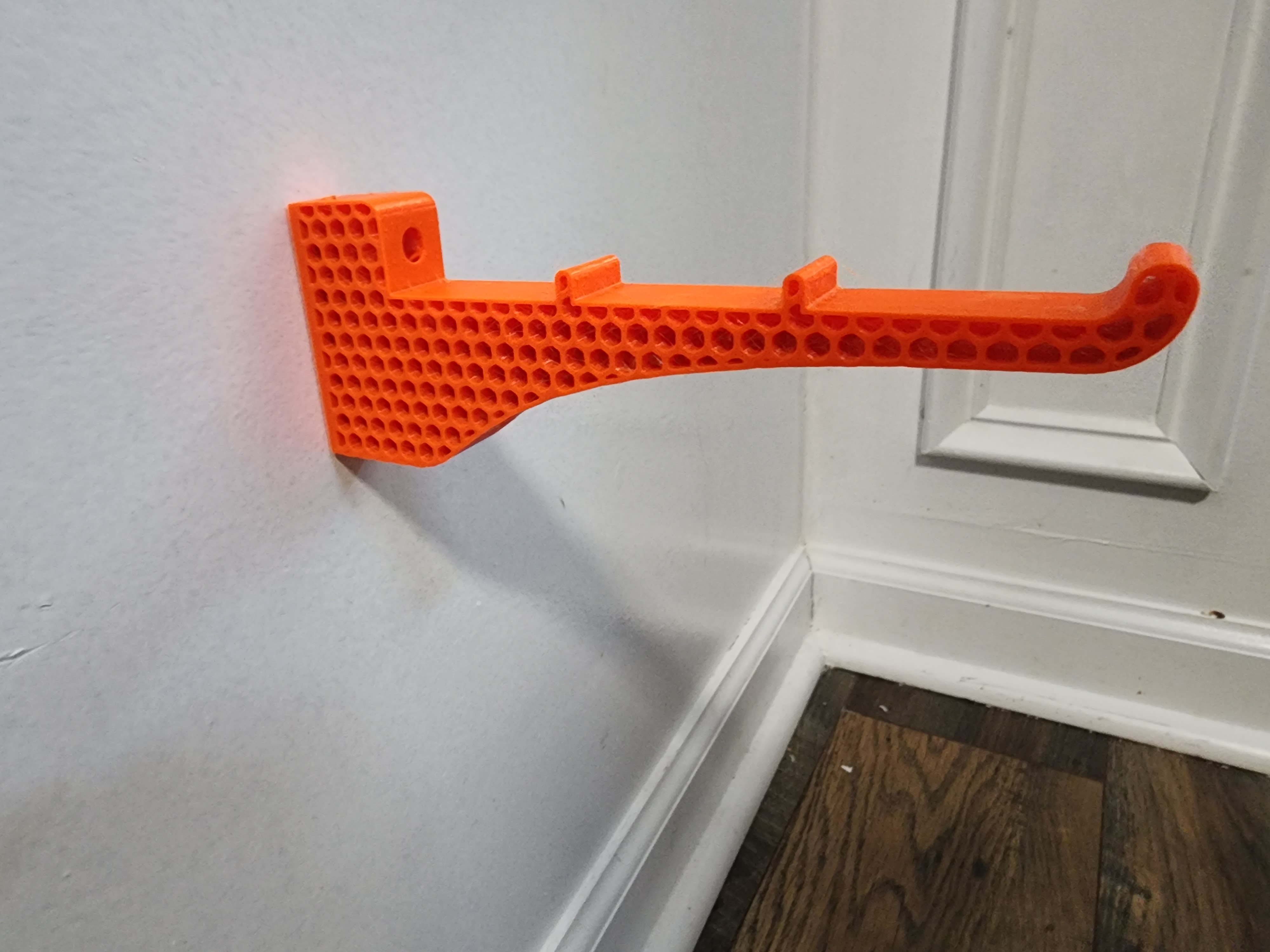Miniatura 4 do modelo 3D Honeycomb TV Table Storage Bracket