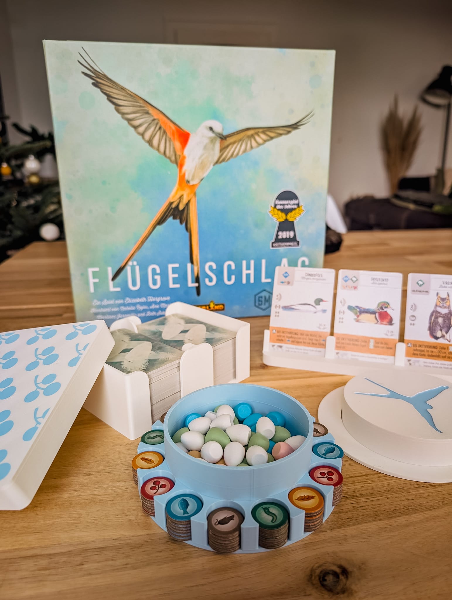 Wingspan Card and Egg Holders