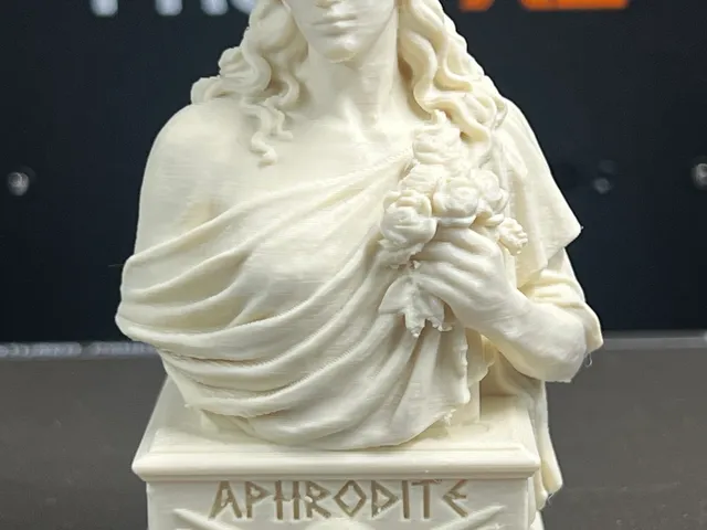 Aphrodite Bust – Greek Goddess of Love and Beauty Statue STL