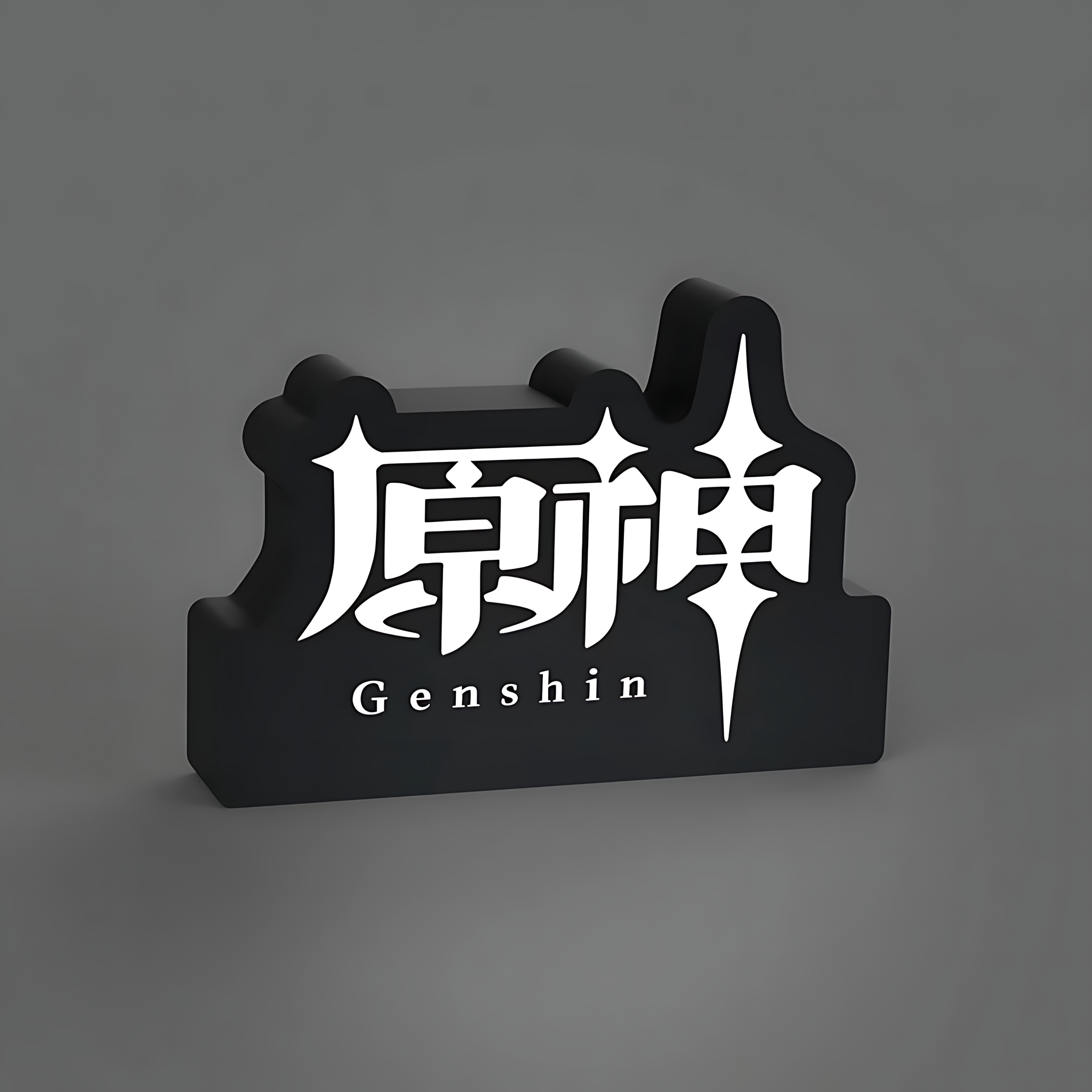 Genshin Impact Logo Lightbox LED Lamp