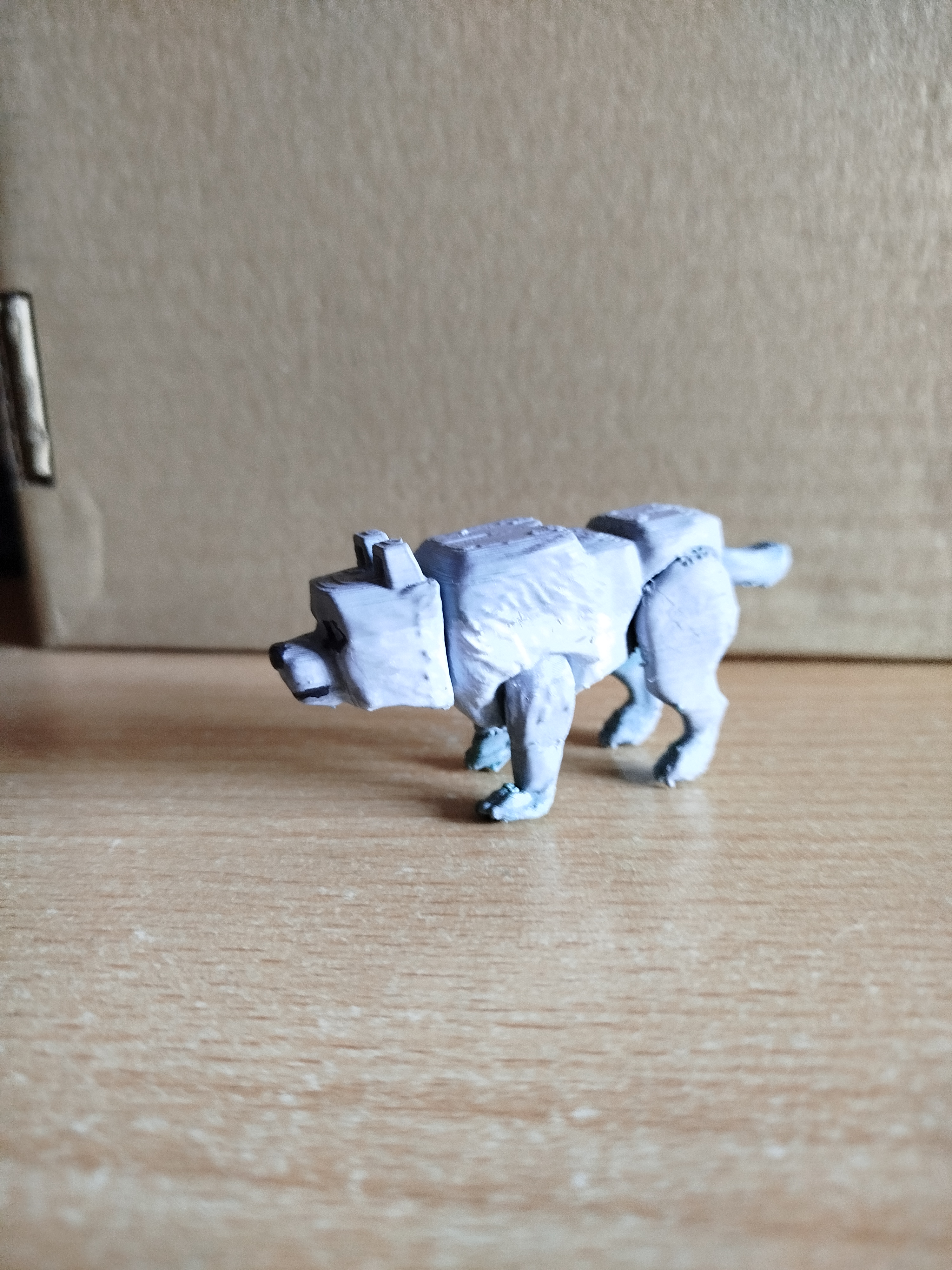 Miniatura 2 do modelo 3D Minecraft Movie wolf