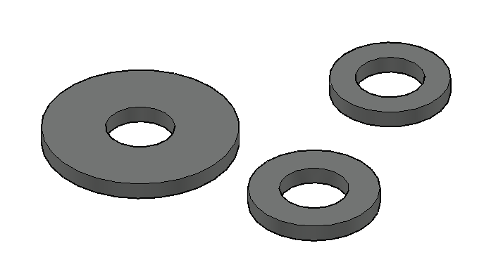 Miniatura 4 do modelo 3D Bolts, Nuts, Washers. Huge Base