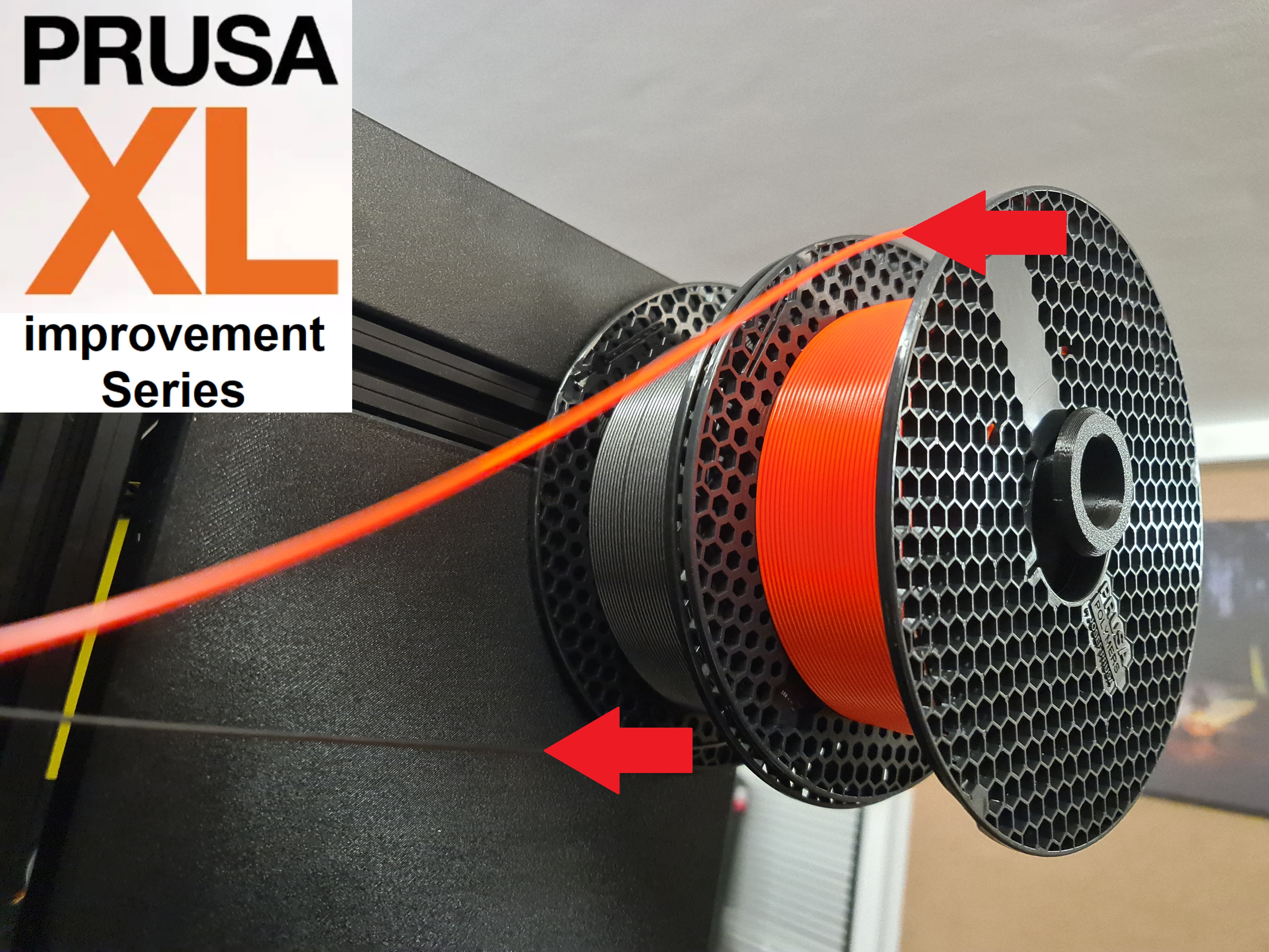Prusa XL series:Double 1kg Spool holder
