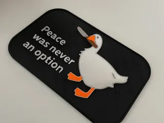 Untitled Goose Game - Peace was never an option by GfölliBär, Download free  STL model