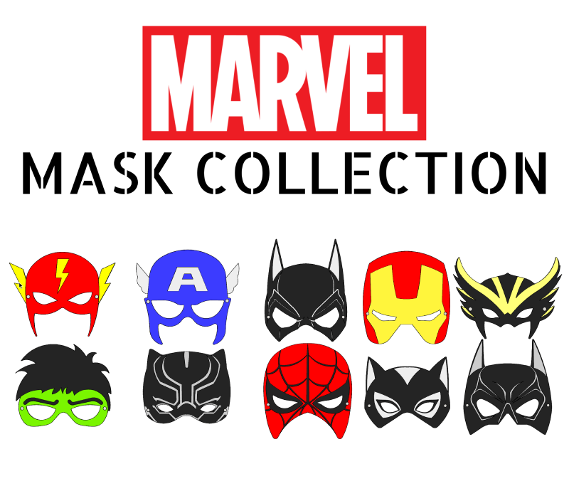 Marvel Mask Collection by Cson | Download free STL model | Printables.com