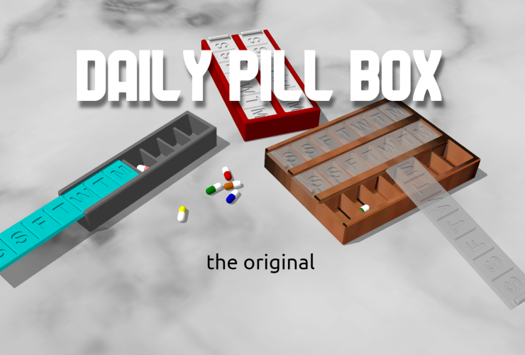 Daily pill box