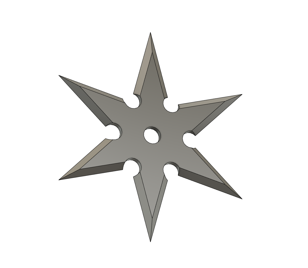 Ninja Star by Ty10y | Download free STL model | Printables.com