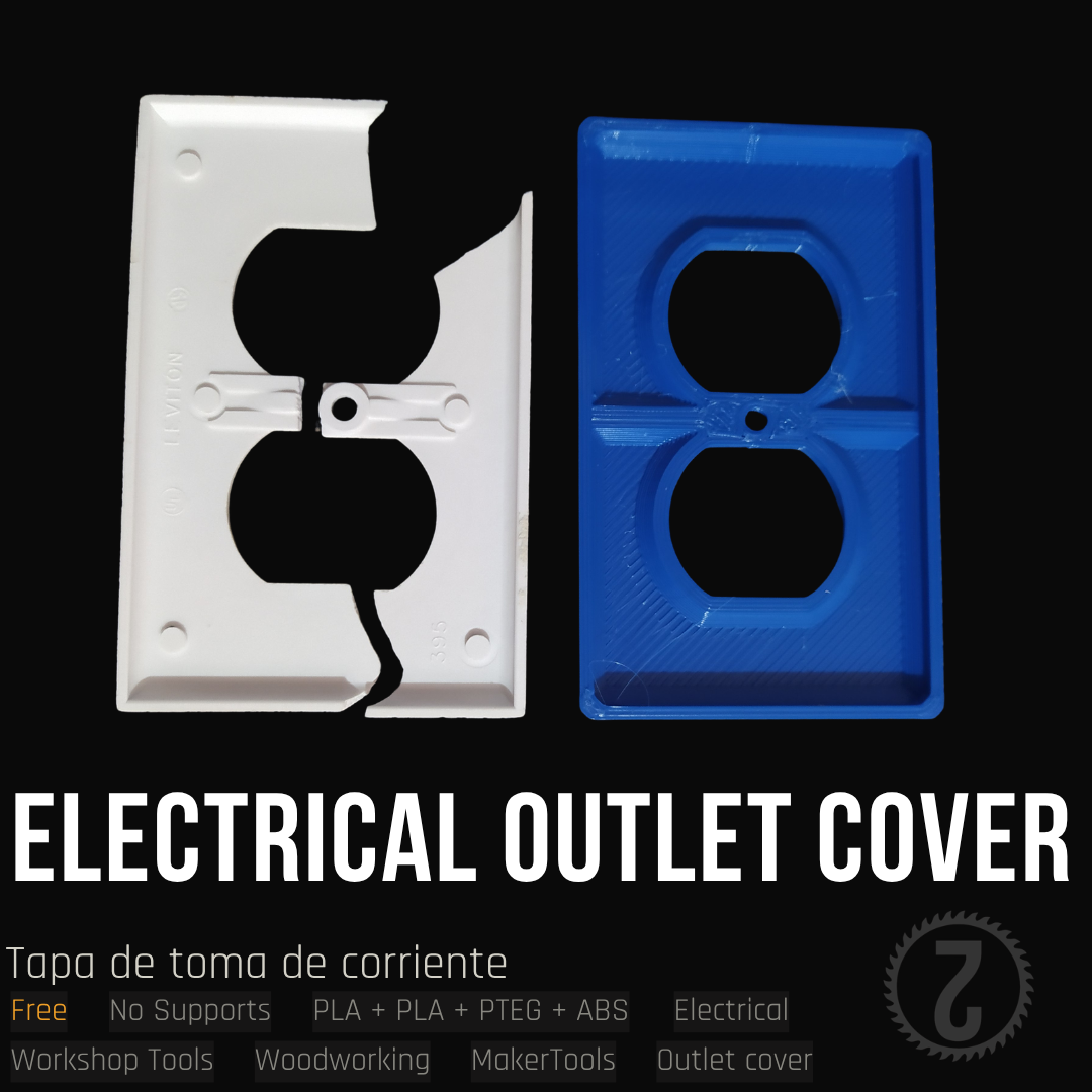 Electrical Outlet Cover / Tapa de tomacorriente