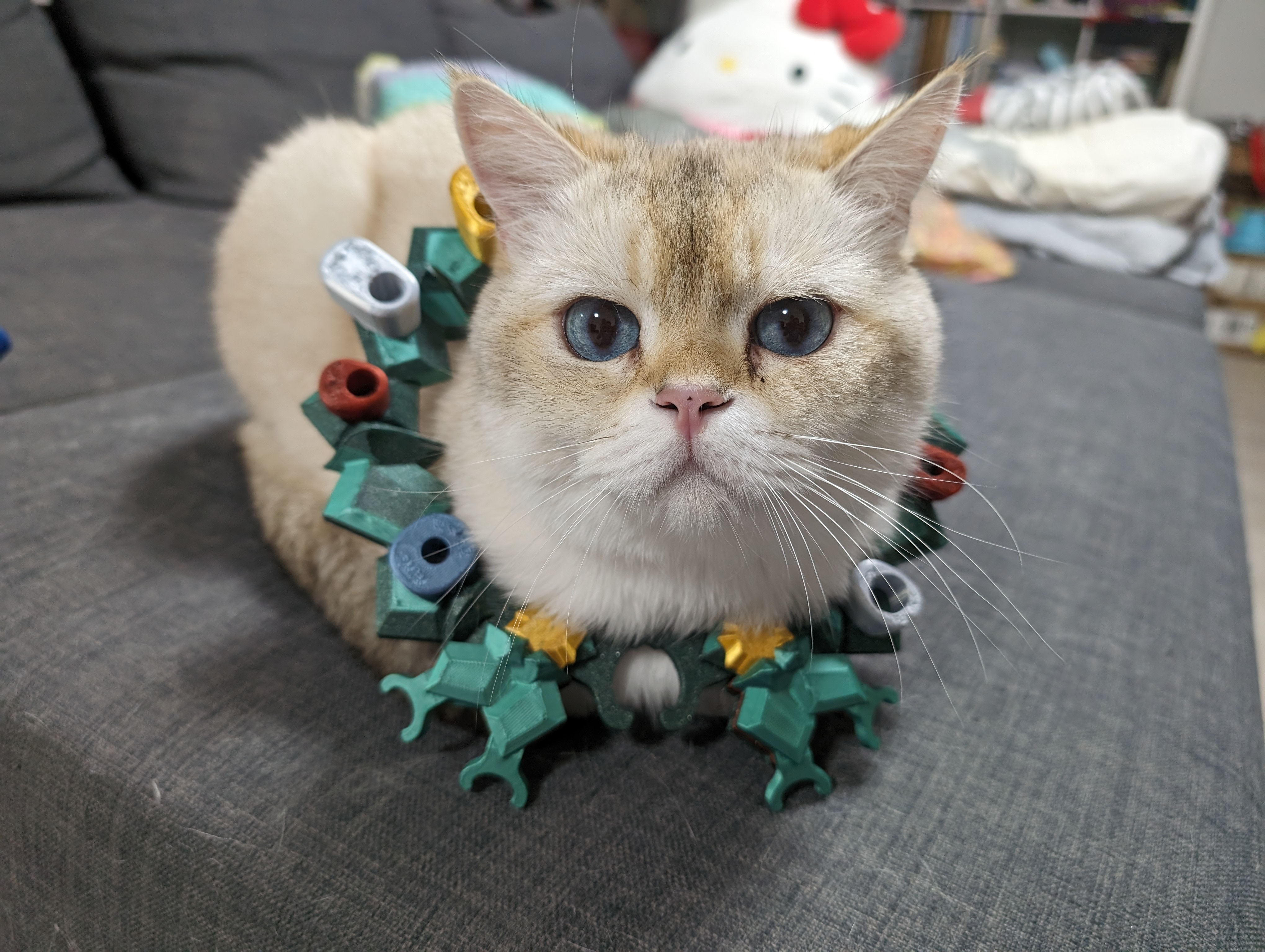 Tri Matrix Christmas Wreath