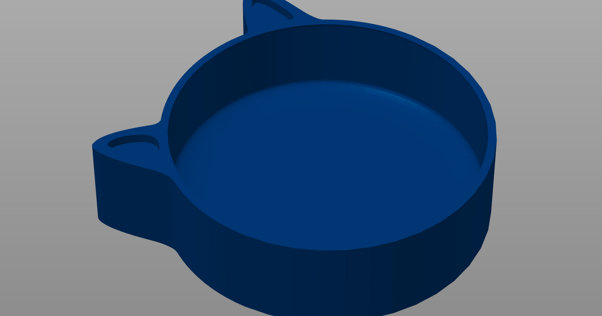 Pet Food Bowl by sinanyayli Download free STL model