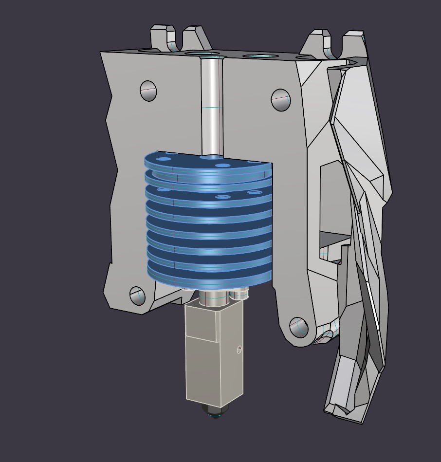 TZ V2 Hotend For Voron Stealth Burner - Bambu Style Hotend With V6 ...