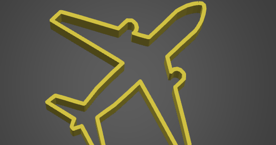 plane cookie cutter by Dušan Dolníček | Download free STL model ...