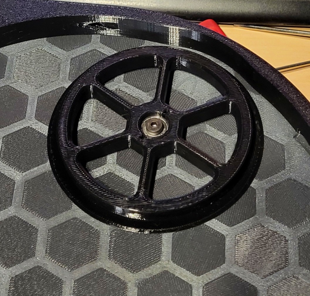 Buffer Wheel for 624 bearing for Core One MMU3 Community, STEP file provided