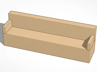 Mini Couch by Sandheadboi | Download free STL model | Printables.com