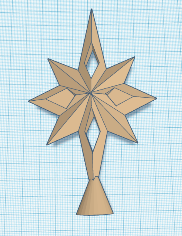 Christmas Tree Star by Raúl Alfayate Download free STL model