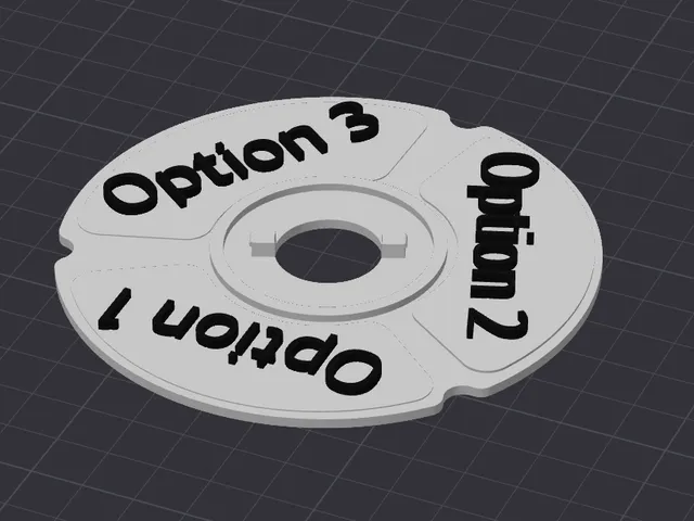 Empty Text Wheel (Dishwasher Status Wheel Selector)