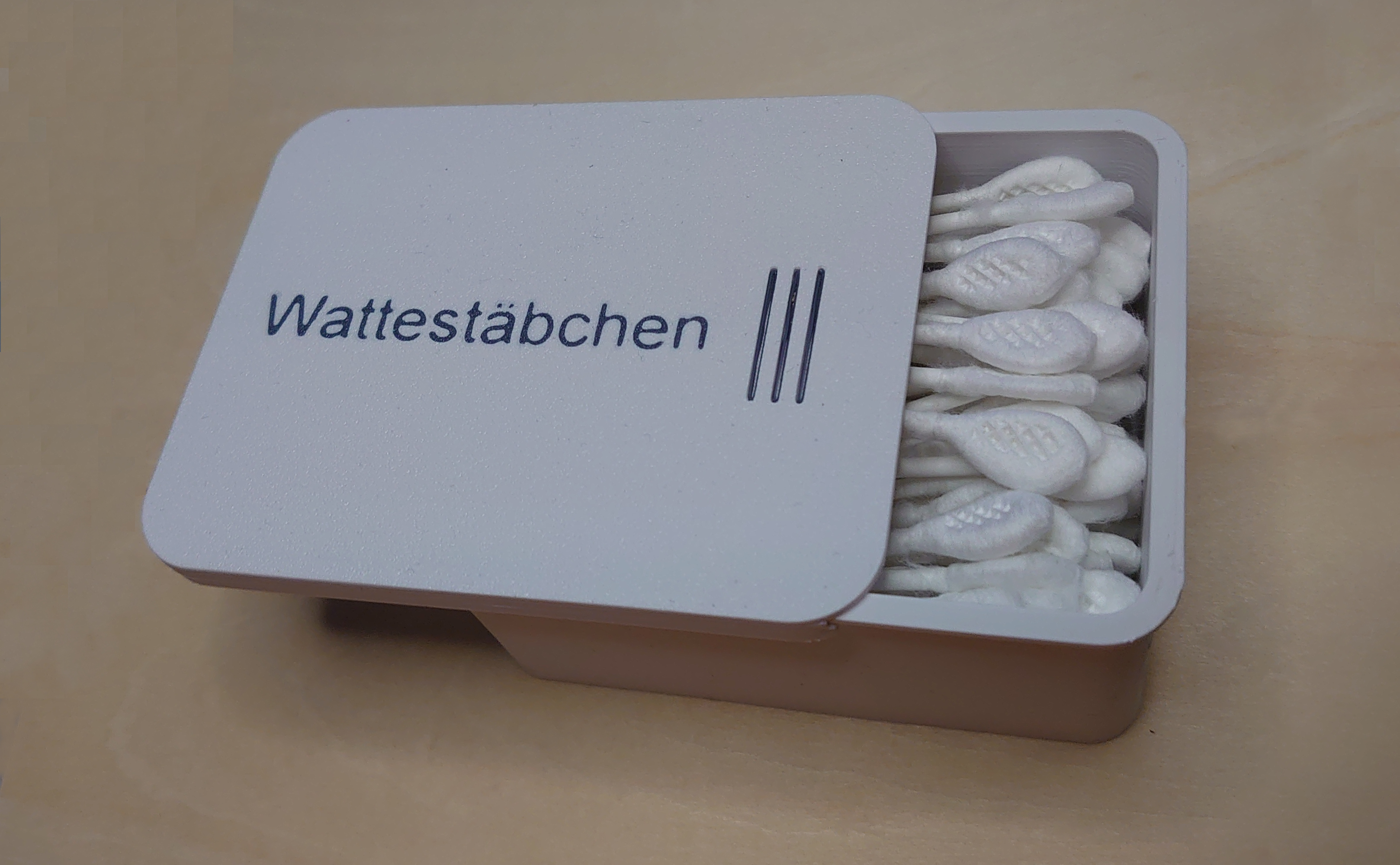 Wattestäbchen Box